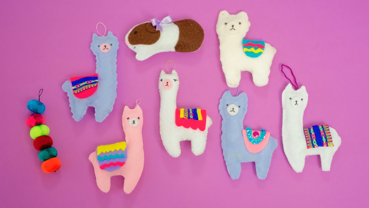 llavero llama y cuy/key ring