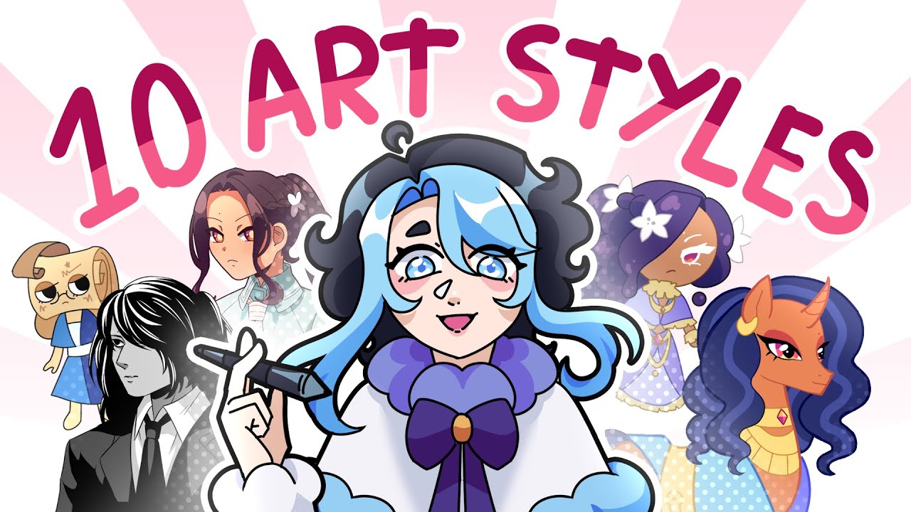 10 ARTSTYLE CHALLANGE!! (Mlp, Genshin, Tbhk, etc)