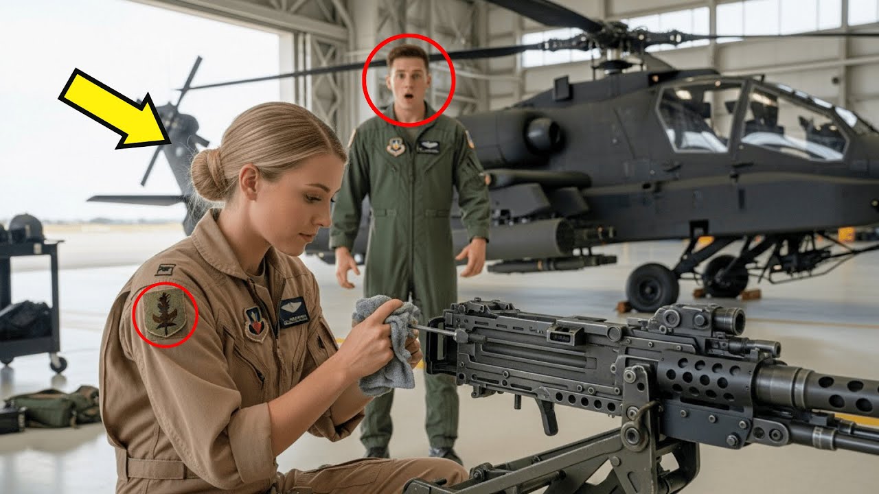 Stava Solo Pulendo la Mitragliatrice dell’Apache — Finché il Pilota Vide la Toppa. e Rimase di Sasso