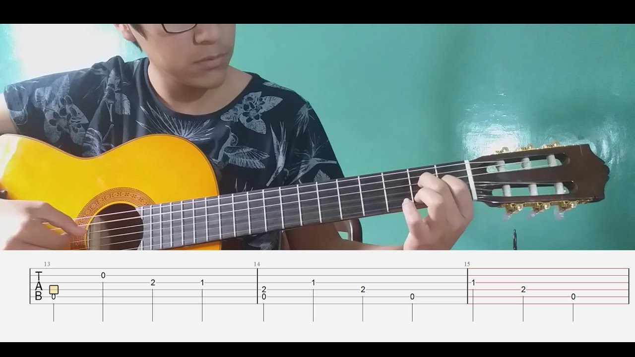 Tutorial: Solitude (DEATH NOTE) - Fingerpicking + TAB