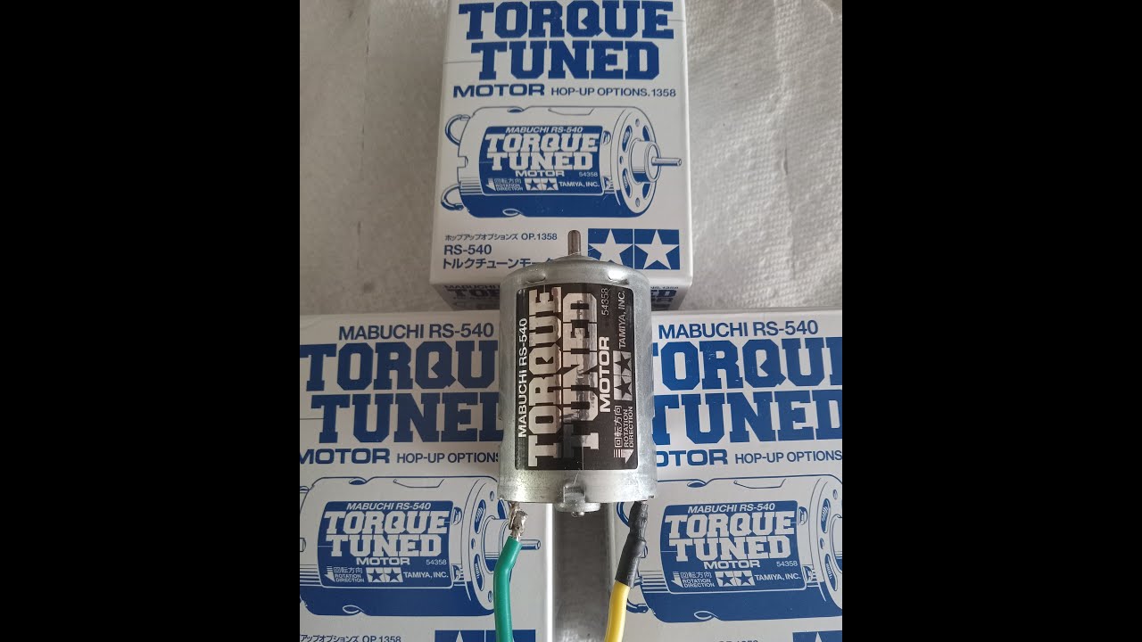 Tamiya Torque Tuned Motor:  3 Motors, 3 Different ways to break a motor in