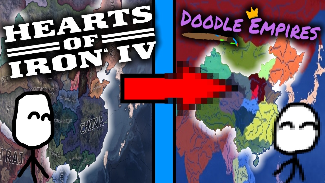 They Added HEARTS OF IRON 4 to DOODLE EMPIRES!