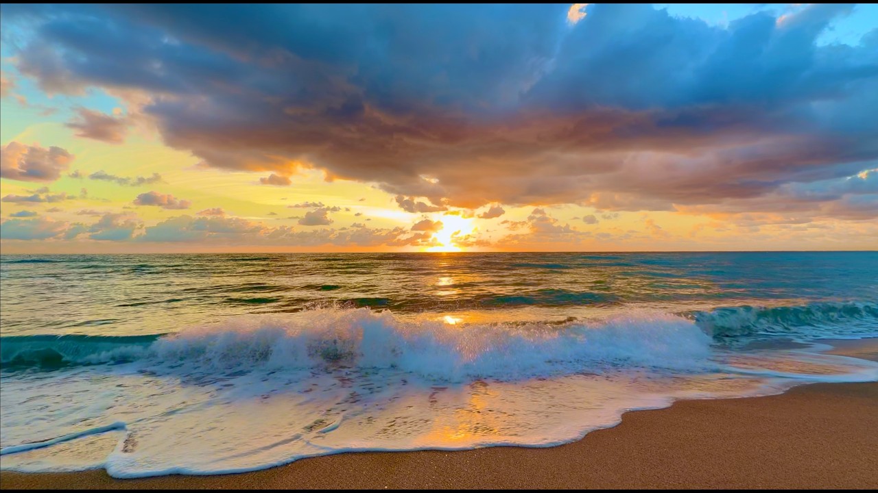 Reset Your Mind with Ocean Waves 🌅🌊 7 Hours Deep Sleep & Stress Relief (4K)