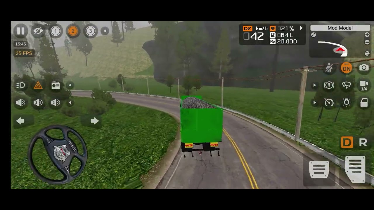 22 wheels tipper truck simulator gameplay truck driving game play real life driving gameplay 3d game