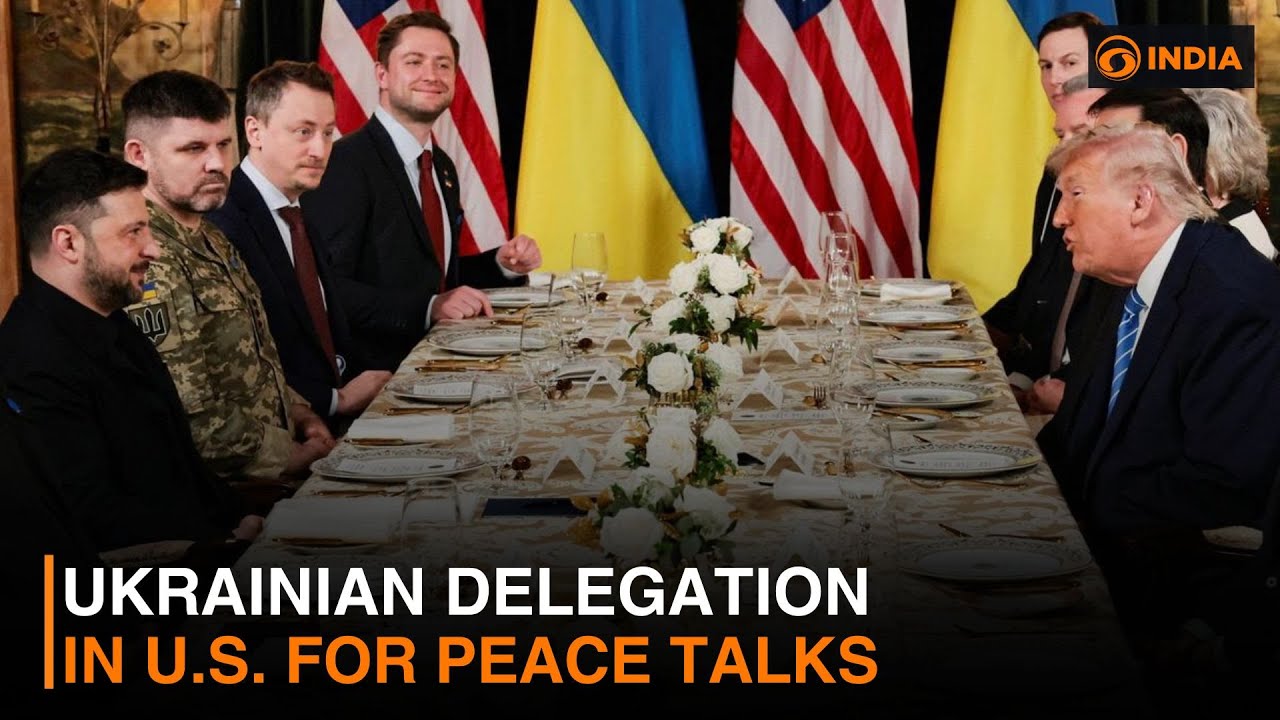 Ukrainian delegation in U.S. for peace talks | DD India