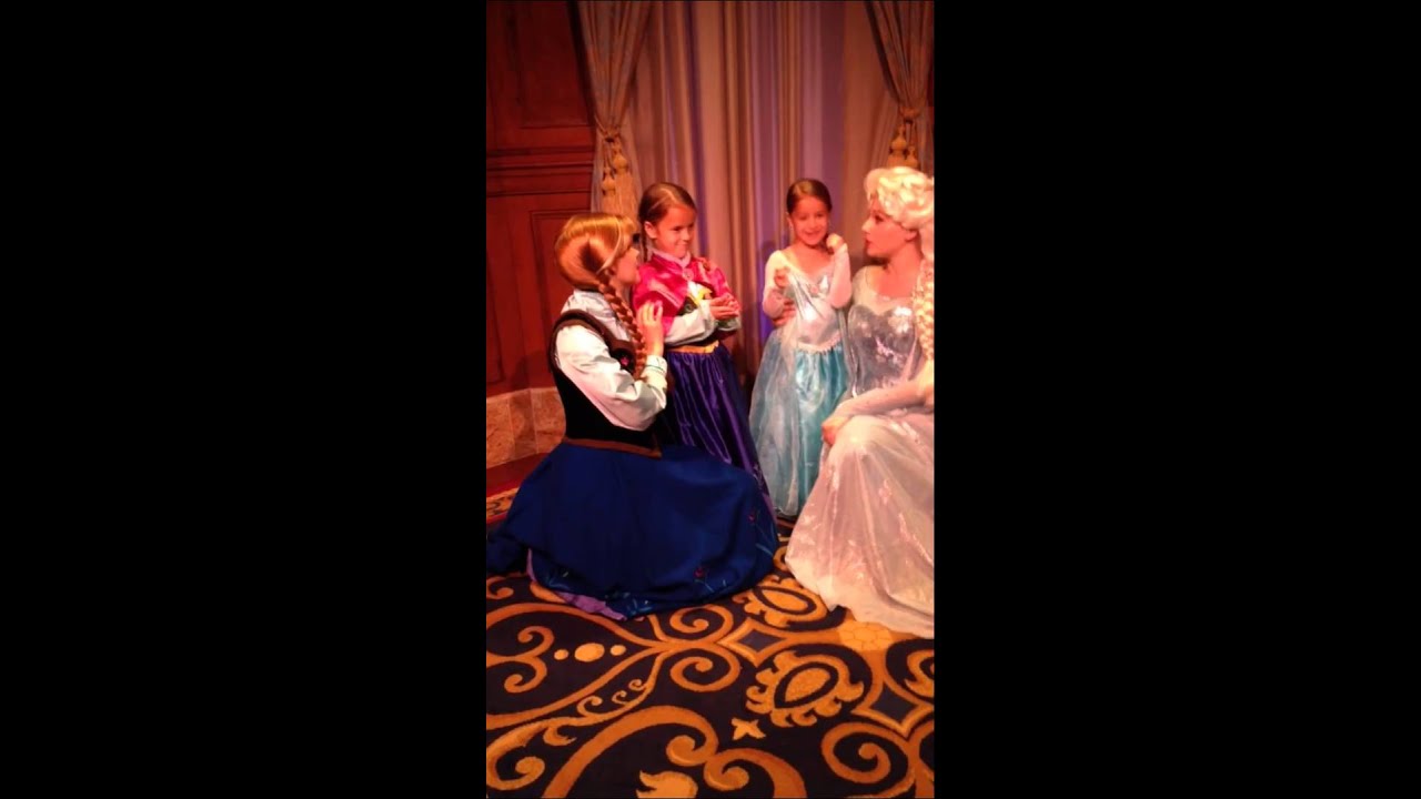 Meeting Anna and Elsa