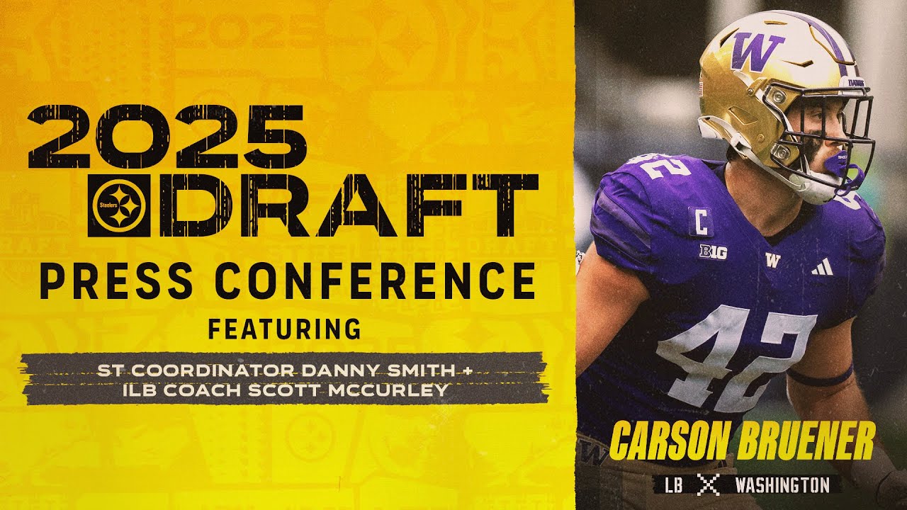 Steelers select LB Carson Bruener (R7, P226) | Post-Pick Press Conference | Pittsburgh Steelers