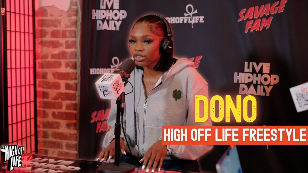 Dono High Off Life Freestyle | She's a STAR In The Making!