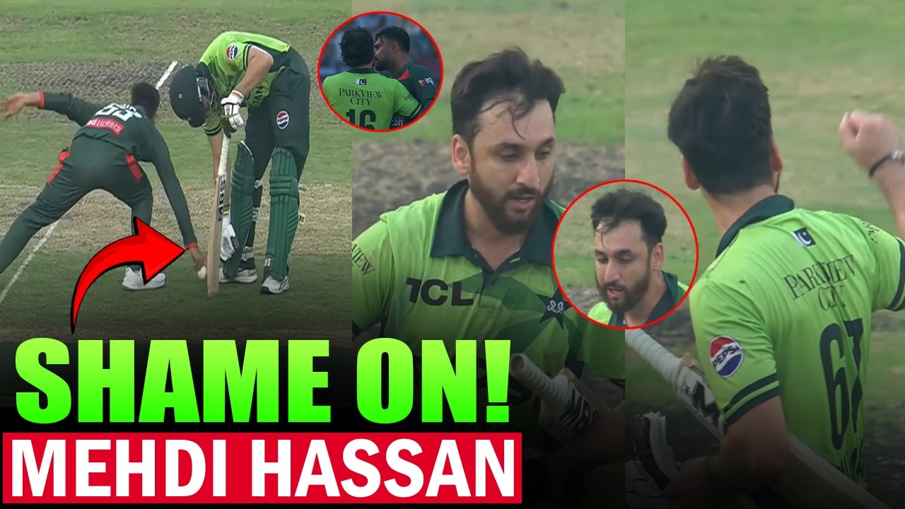 Cricket Spirit Gone? Mehidy Hasan Miraz & Salman Ali Agha Controversy Explained