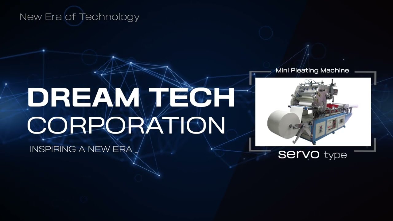 1  Mini pleating machine servo type