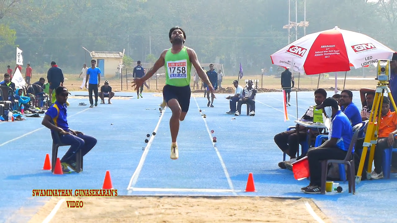 Long Jump Men final inter university 2017-18