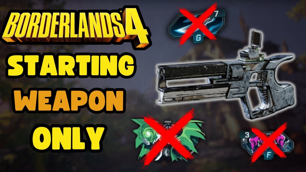 Borderlands 4 Starting Pistol Only, No Shield Or Repkit - Day 24