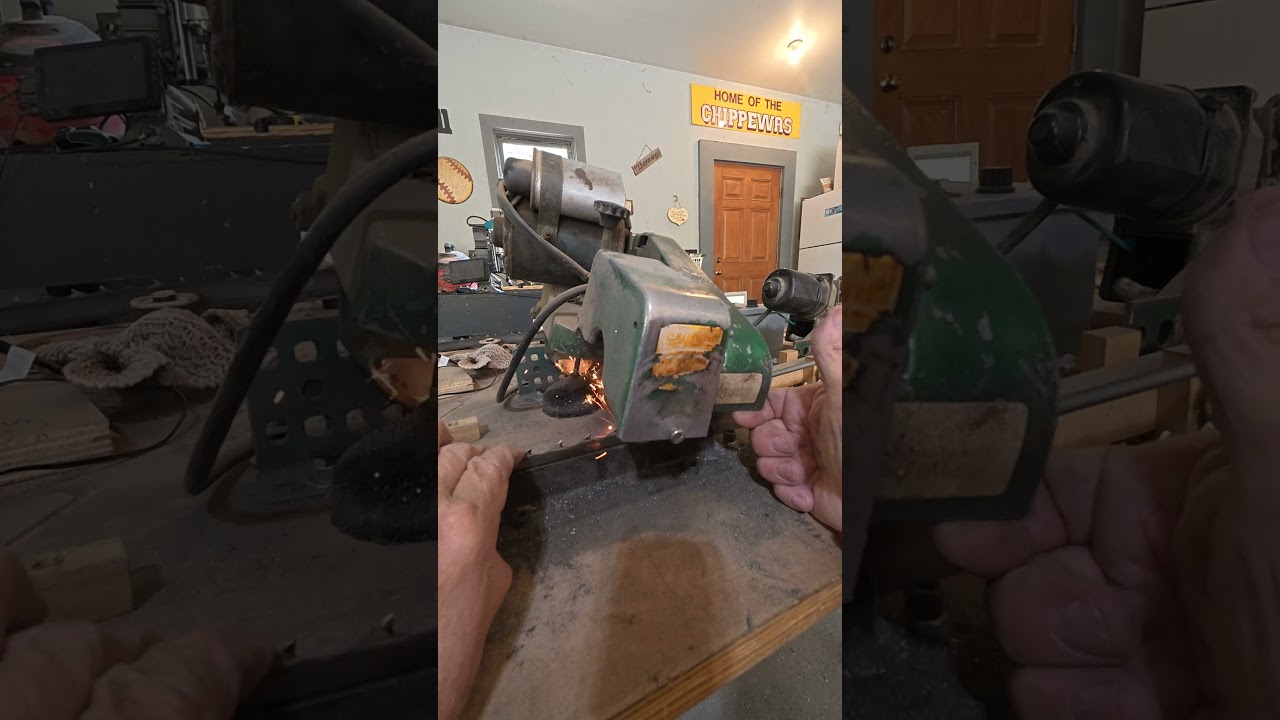 Sharpening a Stellite Sawmill Band