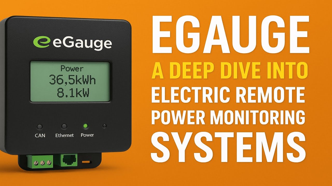 eGauge: Electric Remote Power Monitoring Systems