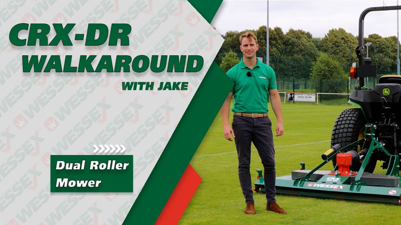 What Makes the CRX-DR Roller Mower Perfect for Sports Fields?