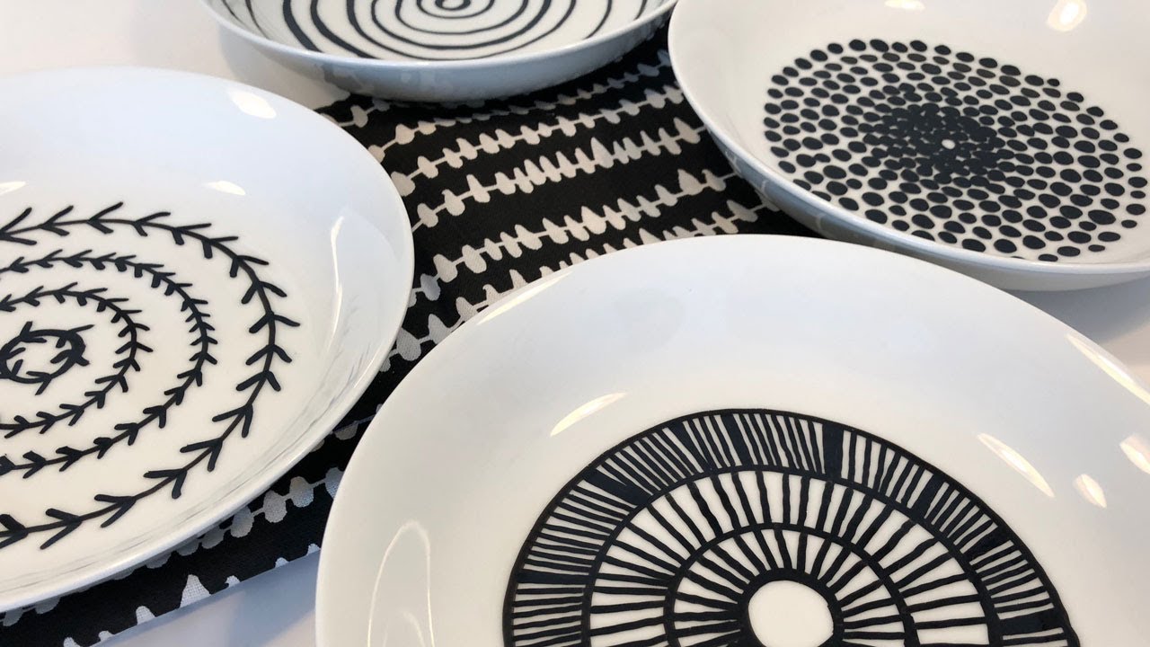 DIY Geschirr bemalen (mit einem Porzellan Stift)