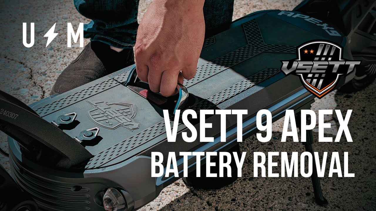 VSETT 9 APEX Battery Removal
