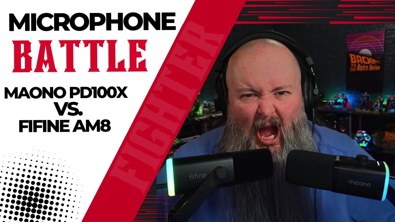 Maono Pd100X vs Fifine AM8, Microphone Battle