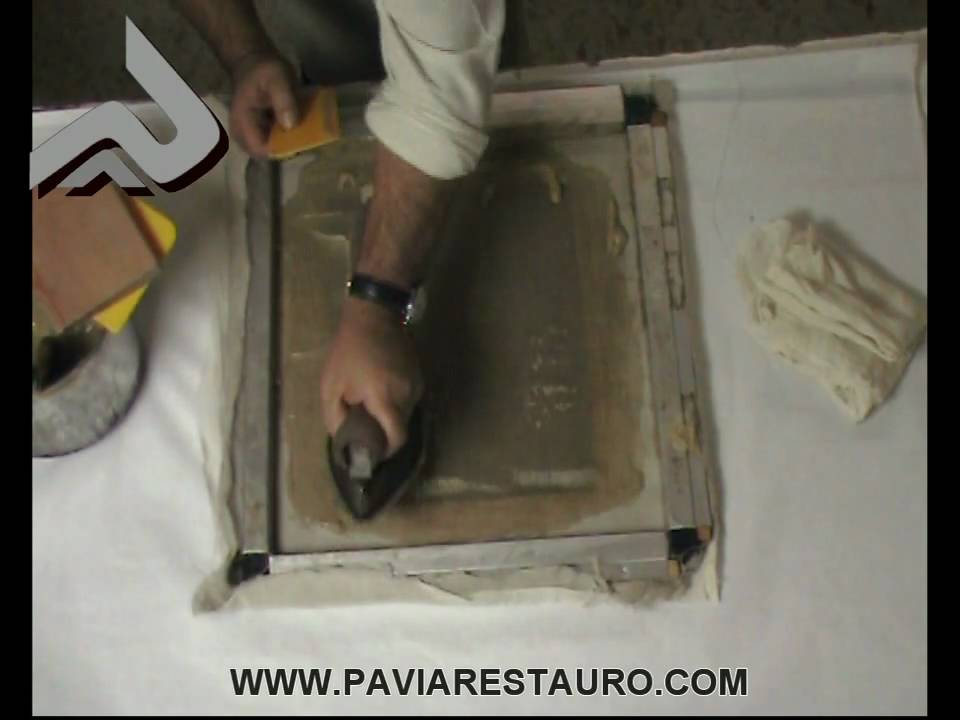 fine art restoration traditional lining