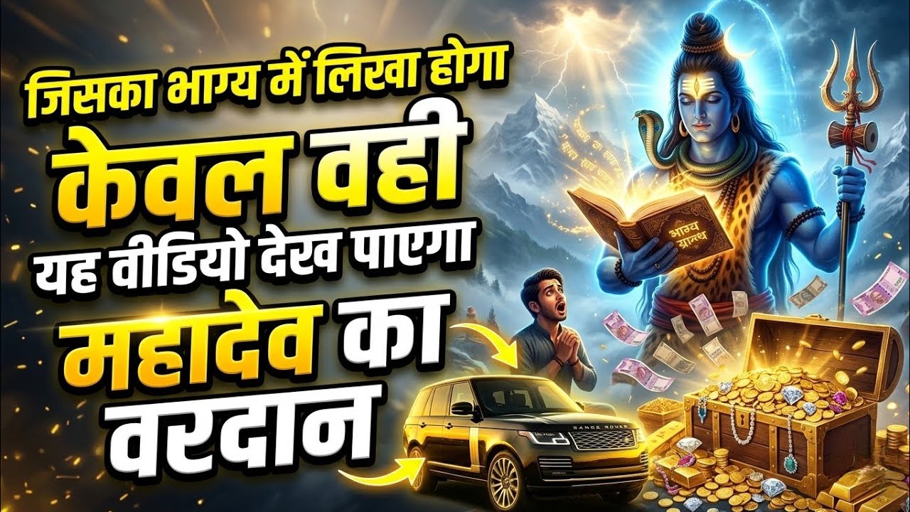 888🌈Mahadev ji ka sandesh😭 जिसका भाग्य में लिखा होगा! ✅ केवल वही यह वीडियो देख पाएगा।। #mahadev 