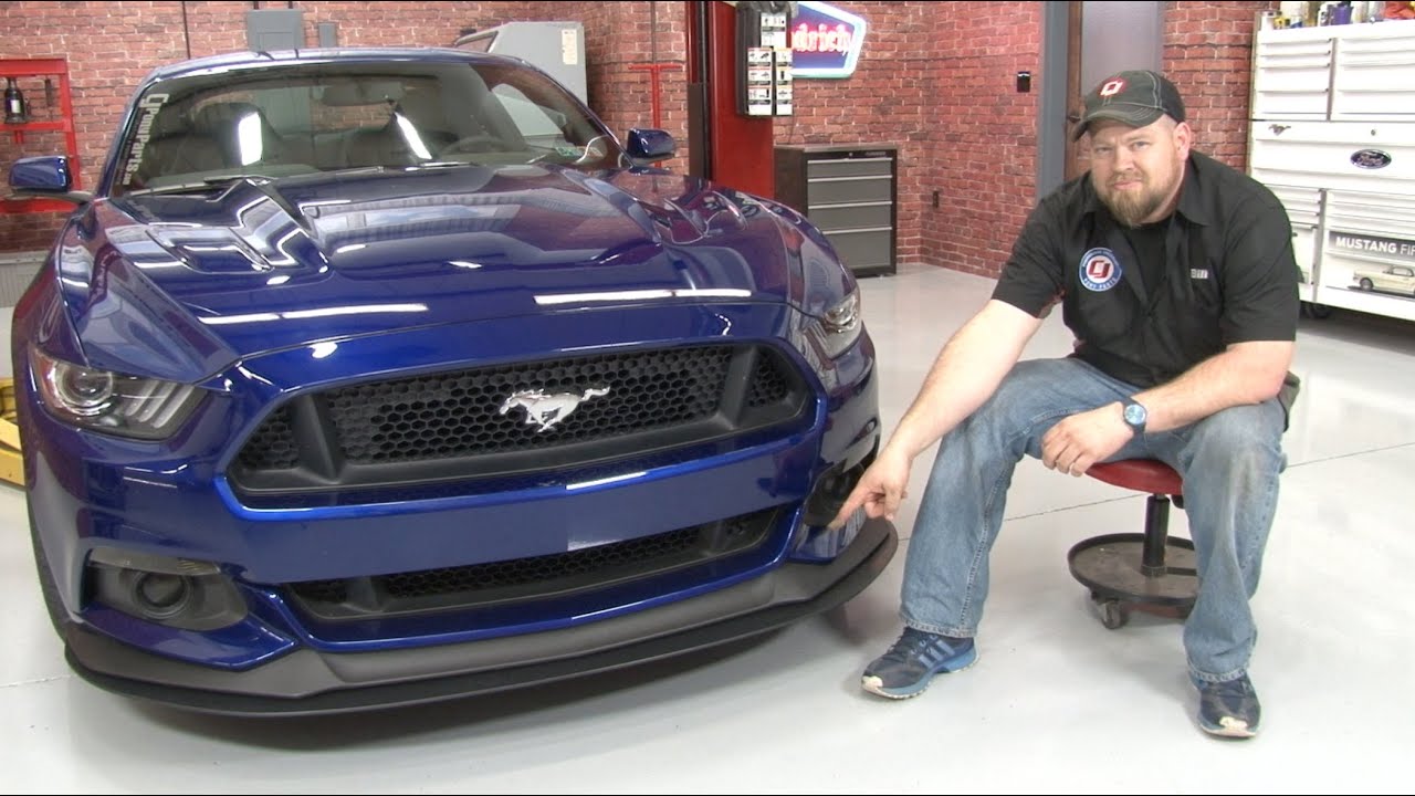 2015-2017 Mustang GT Steeda Front Splitter Kit Installation