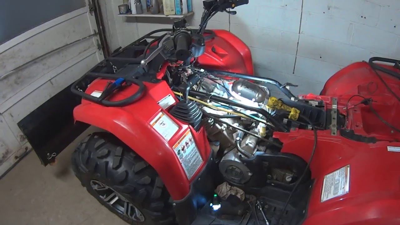 Yamaha Kodiak & Grizzly valve adjustment and fluid check