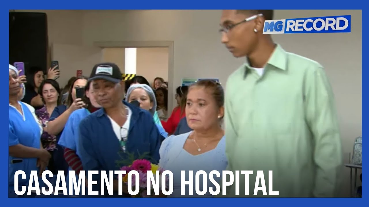 Idoso em tratamento contra câncer se casa dentro de hospital em BH após 47 anos de união