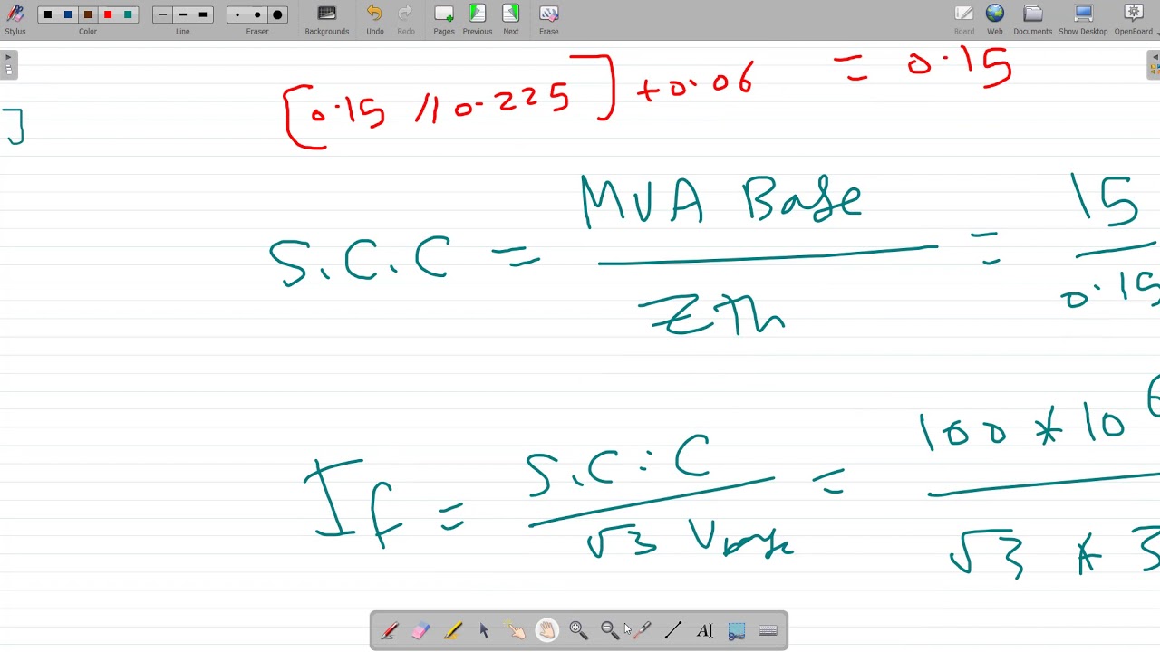 symmetrical fault analysis solved problems || power system analysis