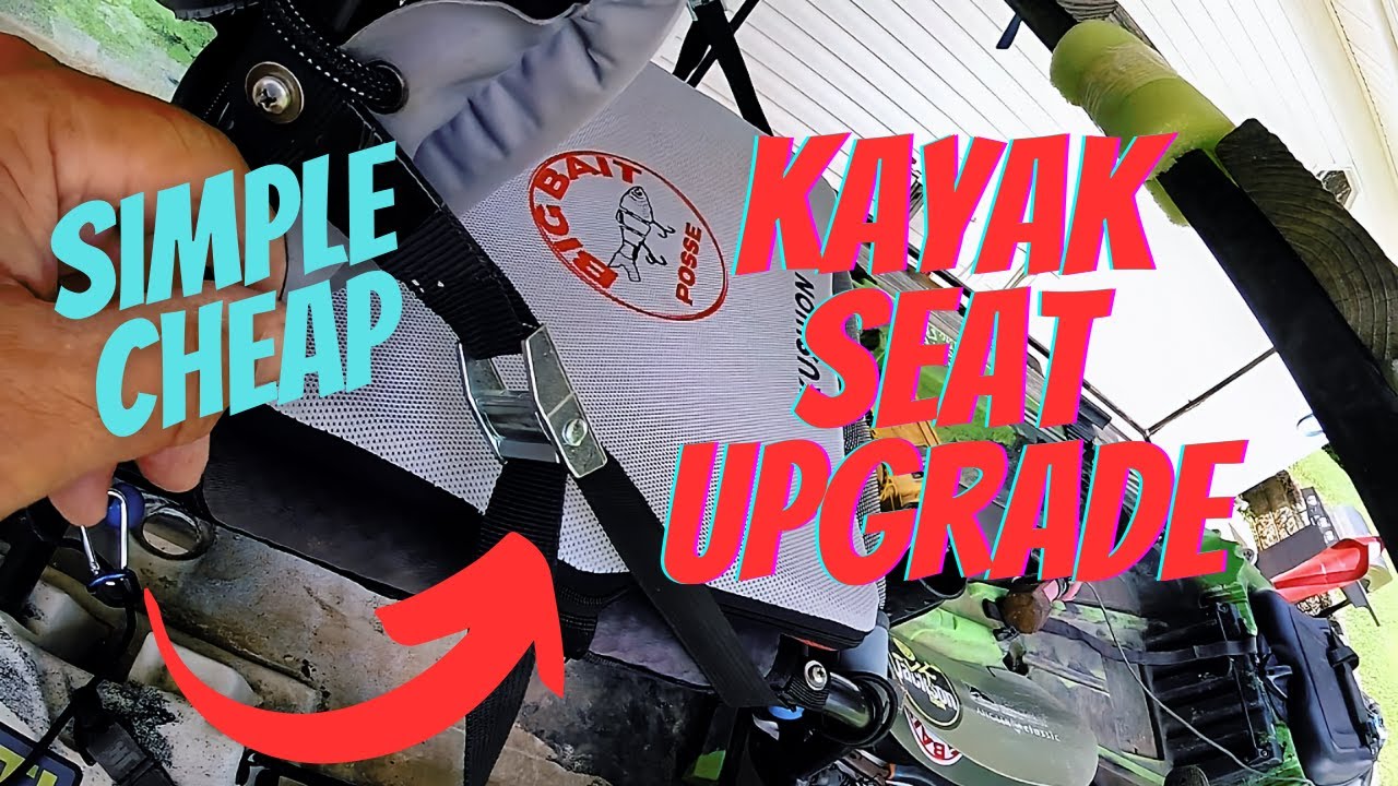 Simple, Cheap, Kayak Seat Upgrade (DIY) I Show You Two Ways To Fix It.