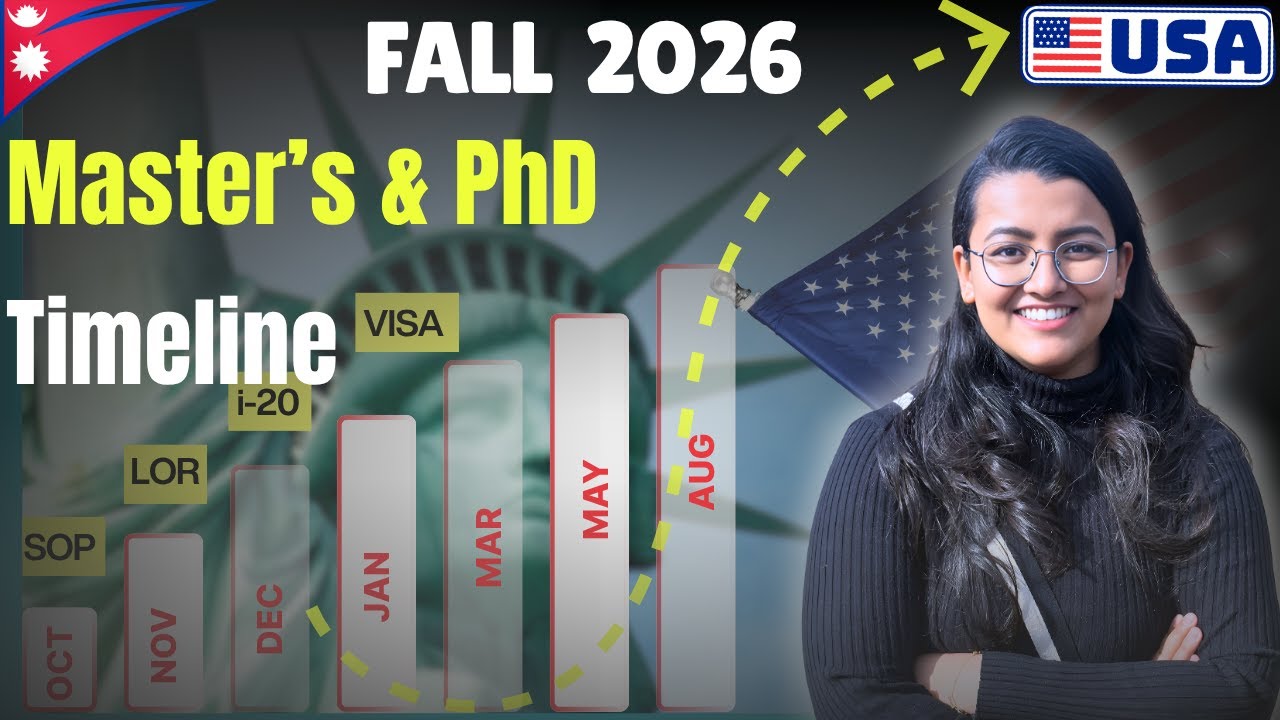 Follow THIS Timeline to Get Into a US University with Scholarship! Master's & PhD admission