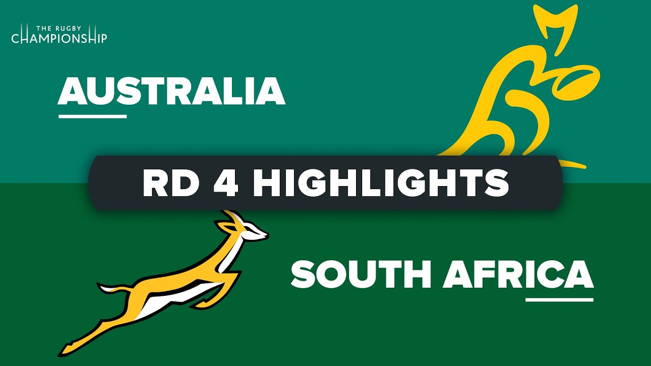 The Rugby Championship | Australia v South Africa - Round 4 Highlights