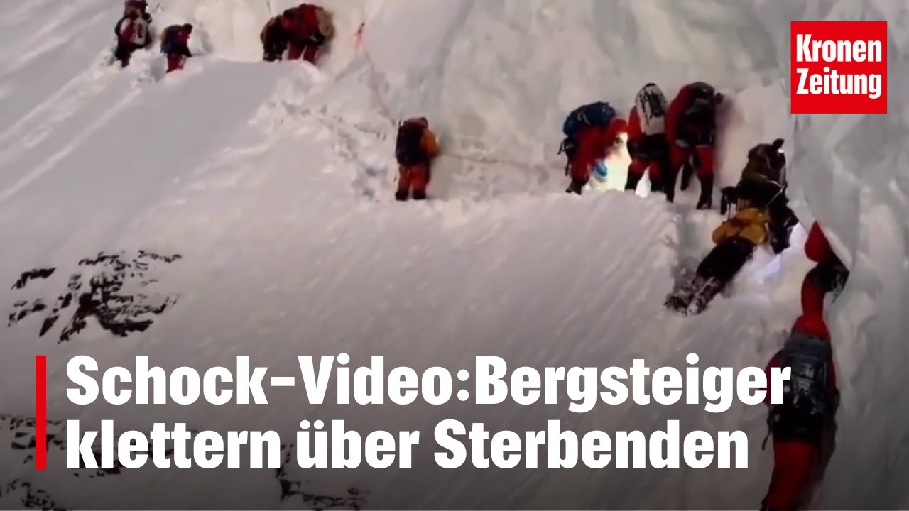 &bdquo;Menschenverachtend&ldquo;: Bergsteiger klettern &uuml;ber Sterbenden | krone.tv NEWS