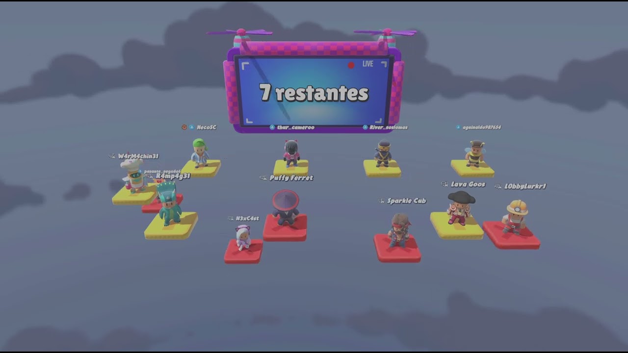Stumble Guys 1 evento y 1 normal