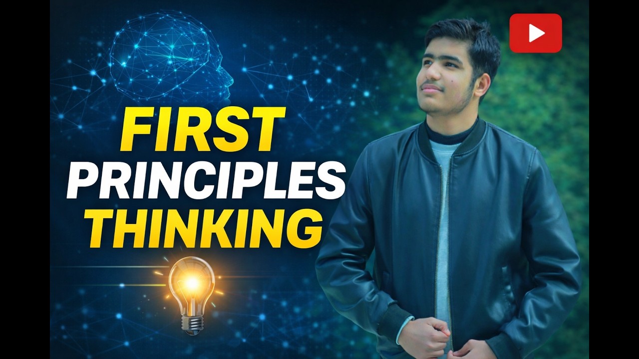 What is First Principles Thinking ?| Thinking Method | Elon Musk Thinking Method | Self Improvement