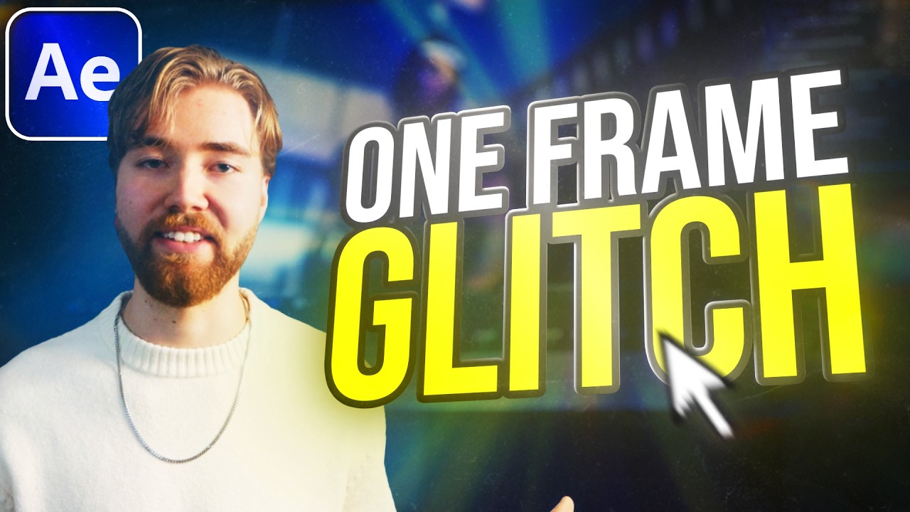 Best ONE FRAME GLITCH Effects in After Effects (NO PLUGINS)