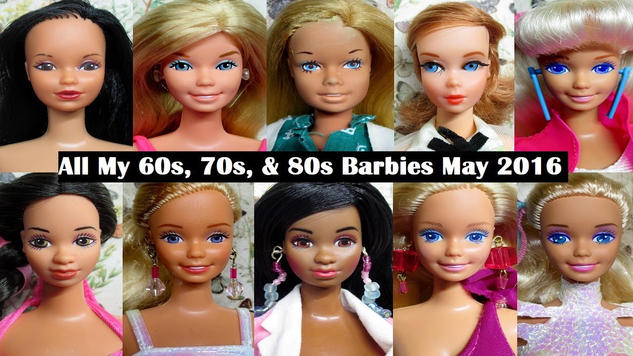 All My 60s, 70s, & 80s Barbies May 2016