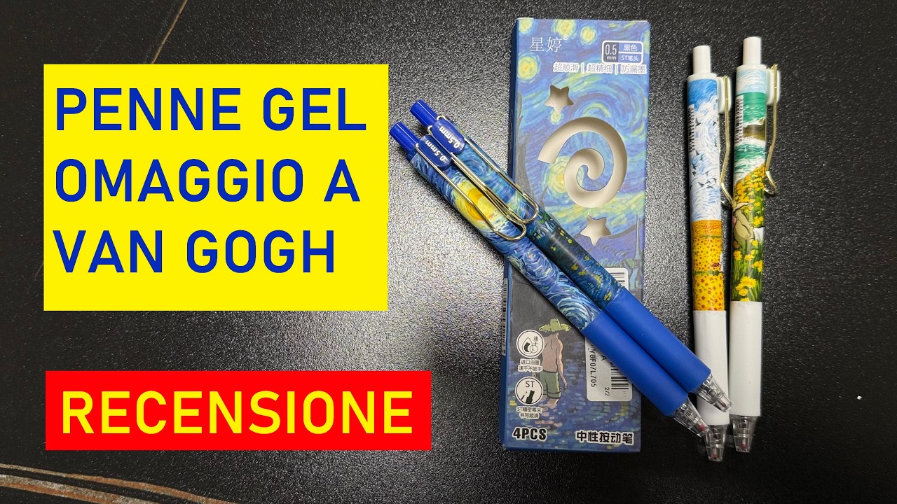Penne Gel Omaggio a Van Gogh - Recensione