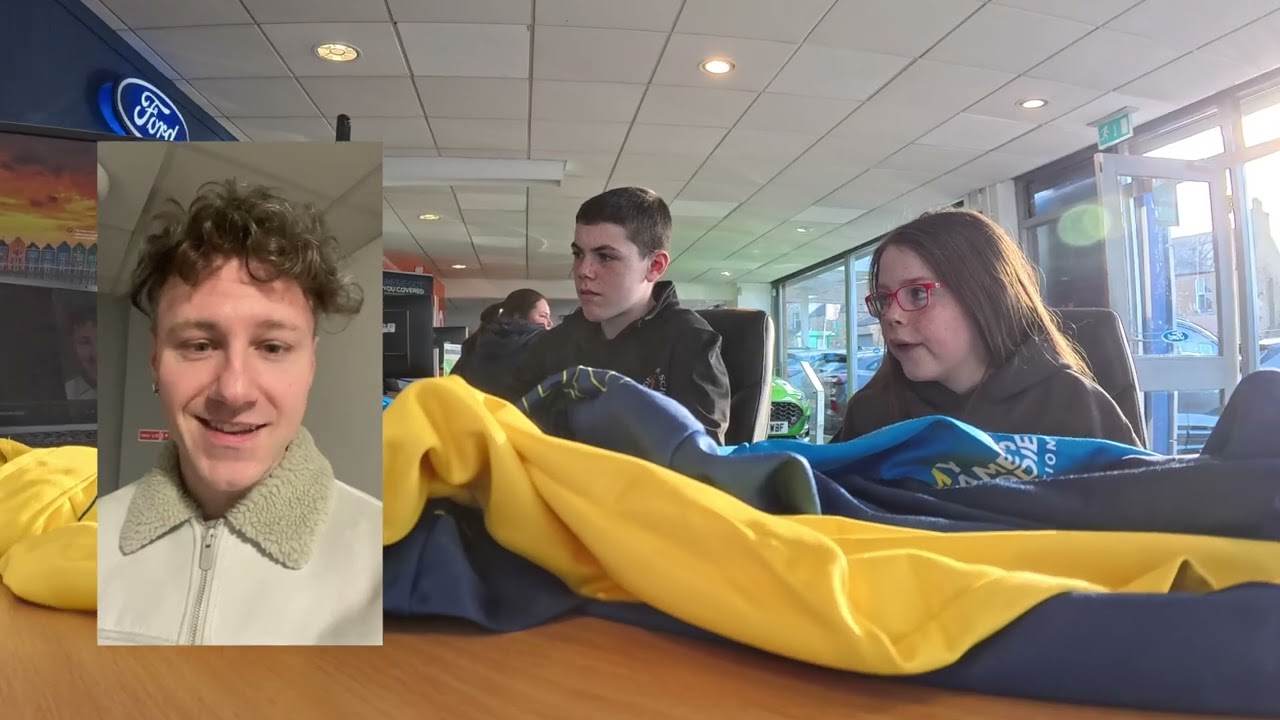 Callum Beattie surprises Bradan and Eilish - MND Fundraising SuperStarts