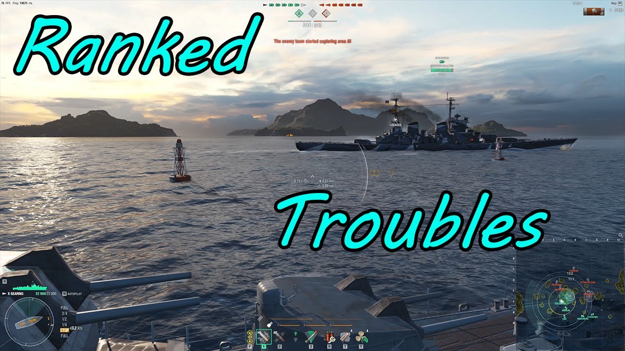 Ranked Troubles - World of Warships Montage