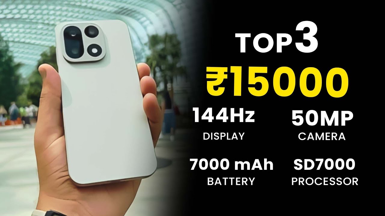 Top 3 Best All-rounder Smartphones Under 15000 in 2026 | 8GB+256GB | Phones under ₹15000