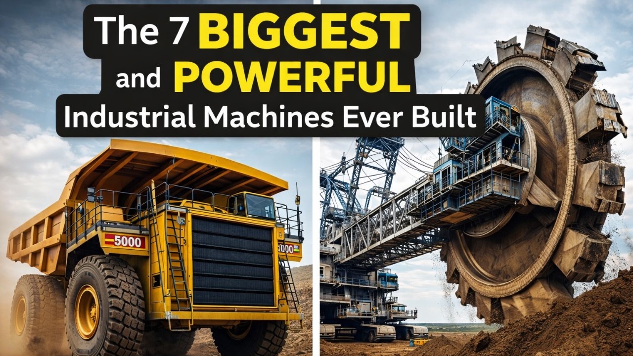 The 7 BIGGEST and Most POWERFUL Industrial Machines Ever Built | You Won&rsquo;t Believe These Giants