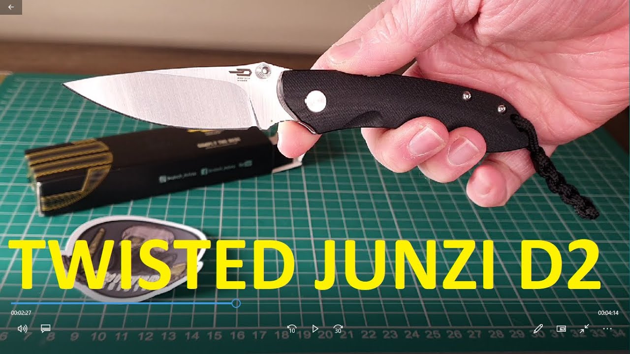 Twisted Assisted Junzi D2 и G10 &mdash; легальный нож EDC в Великобритании (Twisted Junzi)