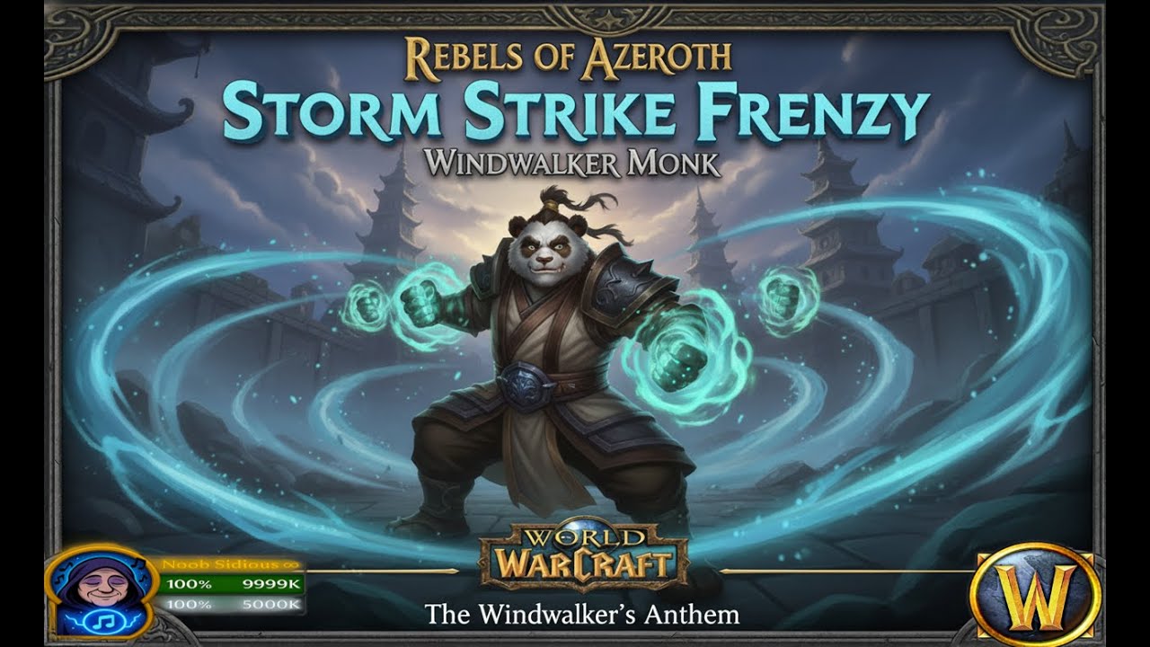 🎧WoW Windwalker Monks Punch Like Storms 💨 | The Wildest DPS Track in Azeroth
