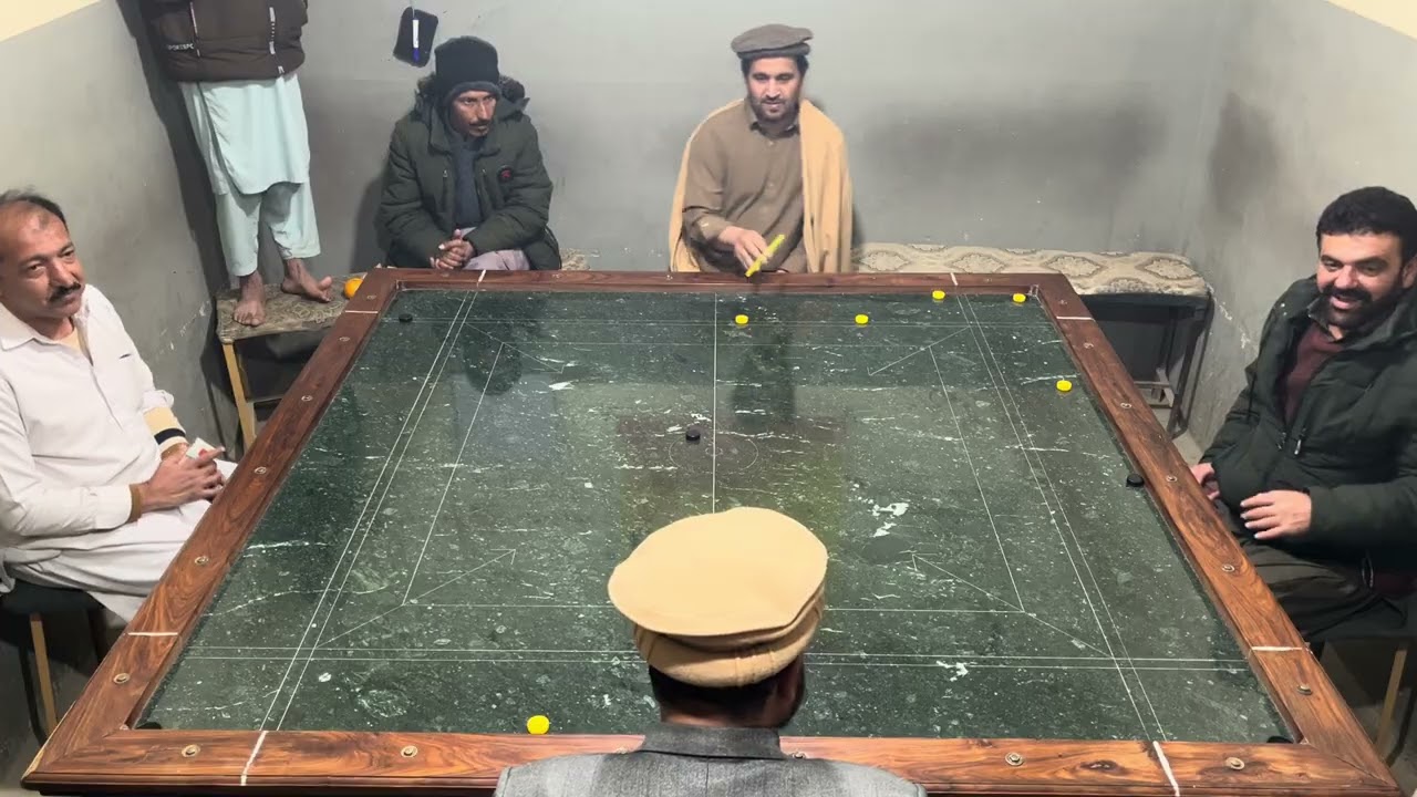 Double🇵🇰 challenge match4️⃣ legend players👑👌👑👌 Shahzad Khan vs Gulab Jan #carrom 