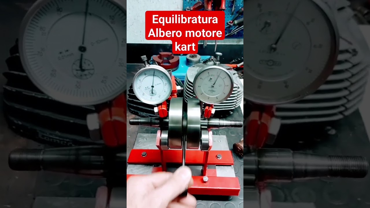 equilibratura albero motore kart