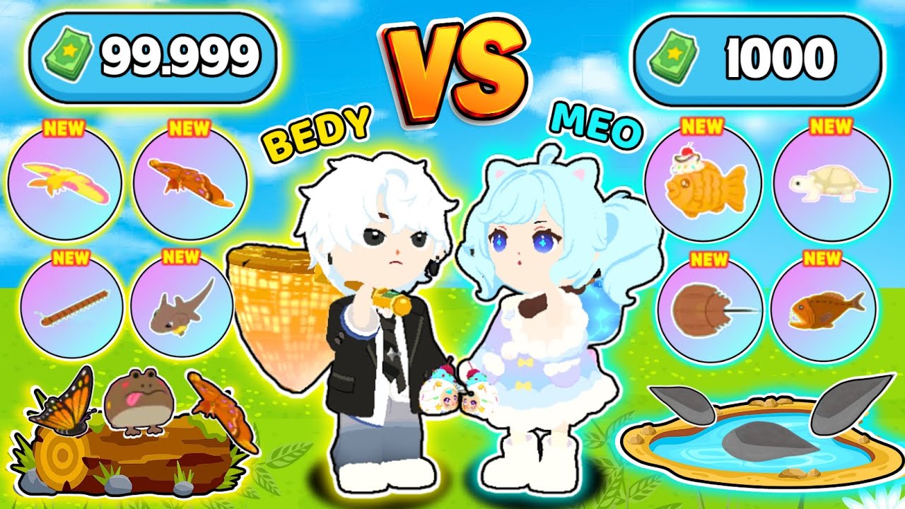 PLAY TOGETHER | BEDY VÀ MEO SOLO CÔN TRÙNG HAY CÂU C.Á KIẾM NHIỀU TI.ỀN HƠN ?