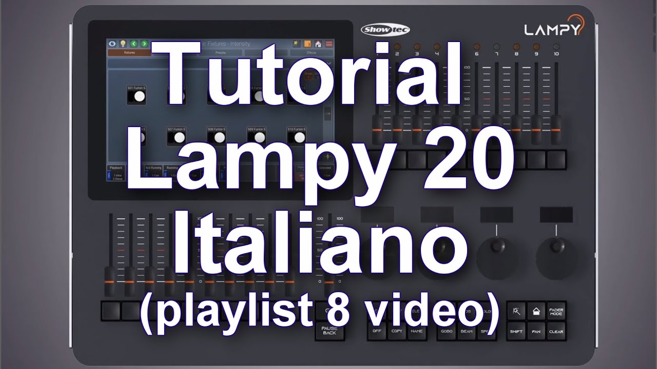 Lampy 20 Tutorial n°4 : aggiungi e sistema le Fixtures nella Consolle