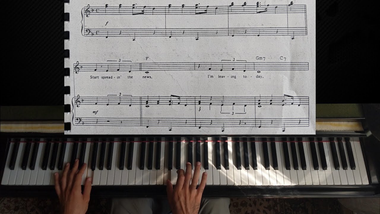 New York, New York - Frank Sinatra | Piano Tutorial