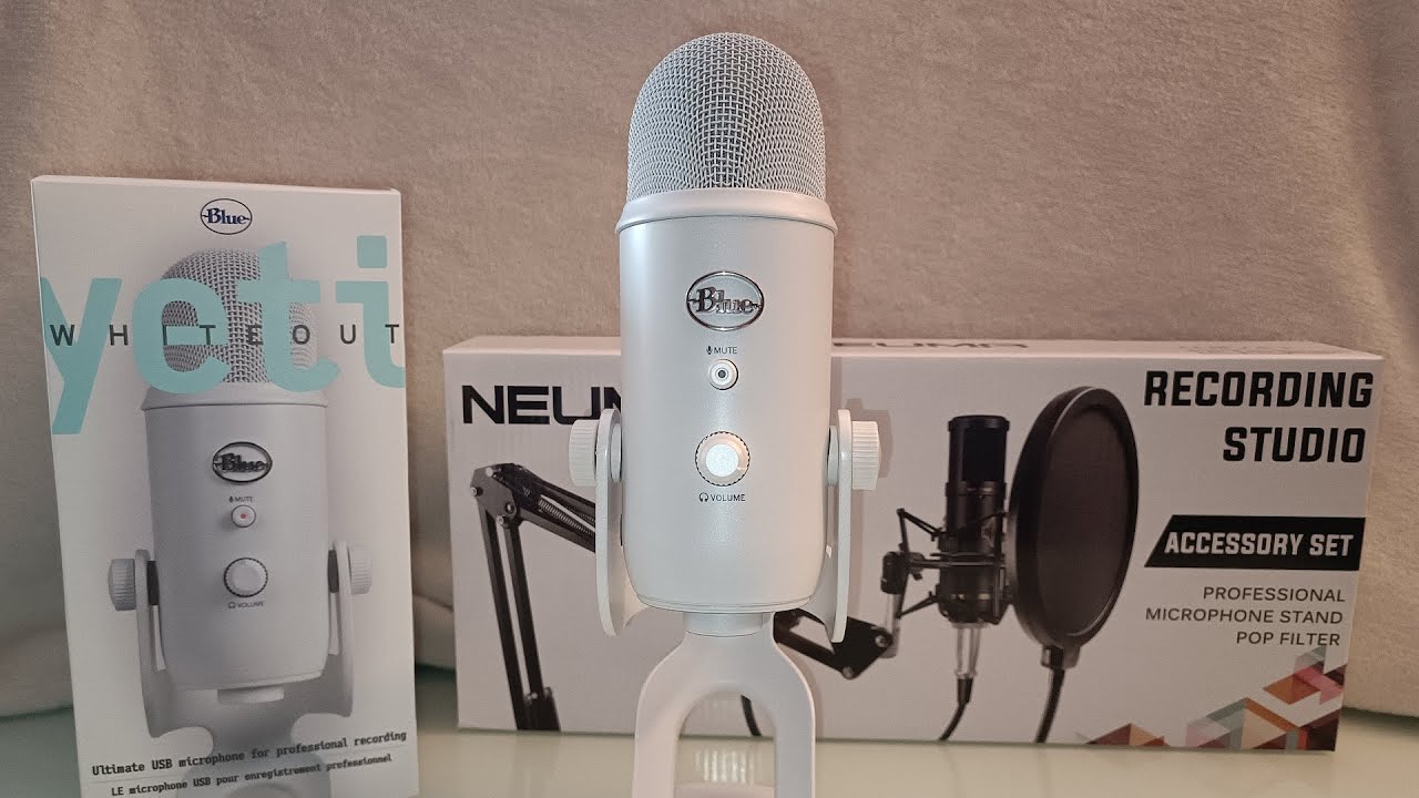 Unboxing My Blue Yeti Microphone