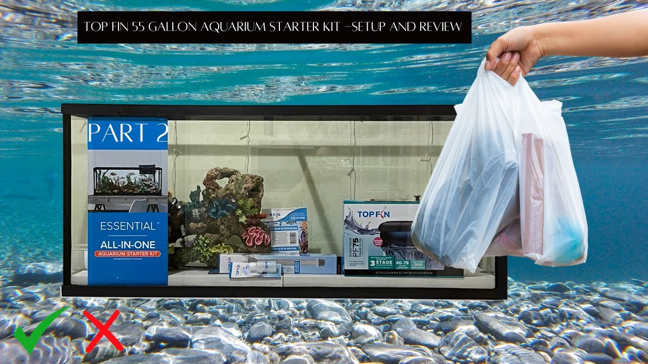 Setup/review Top Fin 55 gallon aquarium